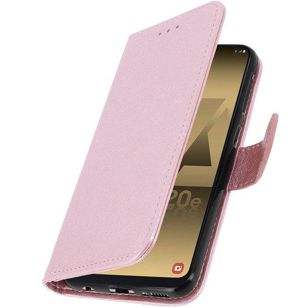 Avizar  Custodia Flip Galaxy A20e Rosa gold 