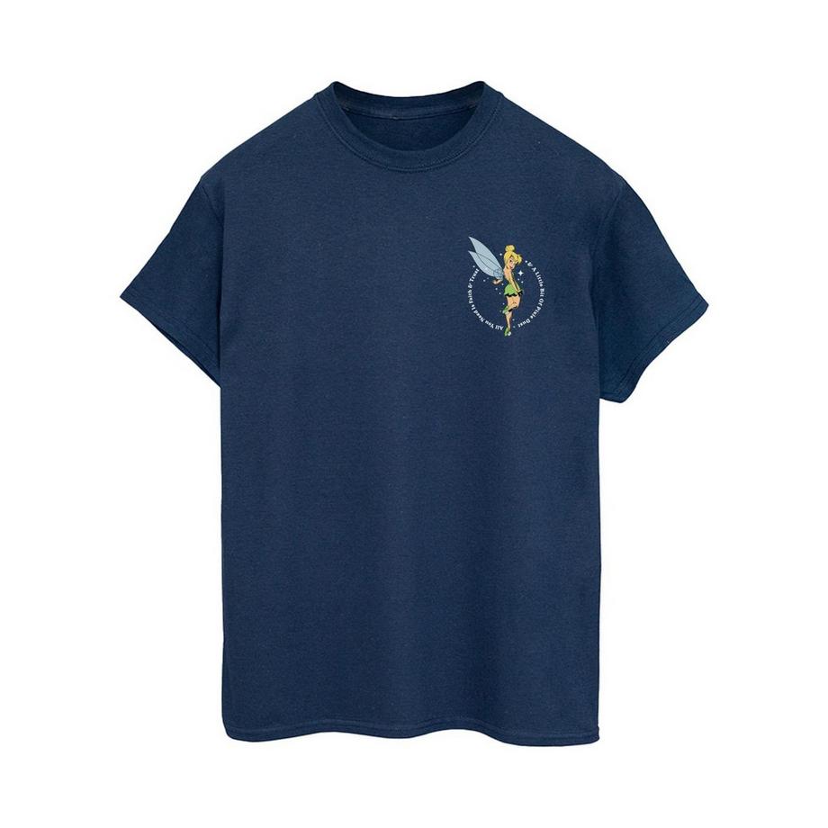 Disney Tinkerbell Imprimé T-Shirt Manches Courtes  