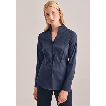 Blouse col Calice Uni Manche longue Col