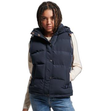 gilet con cappuccio da everest