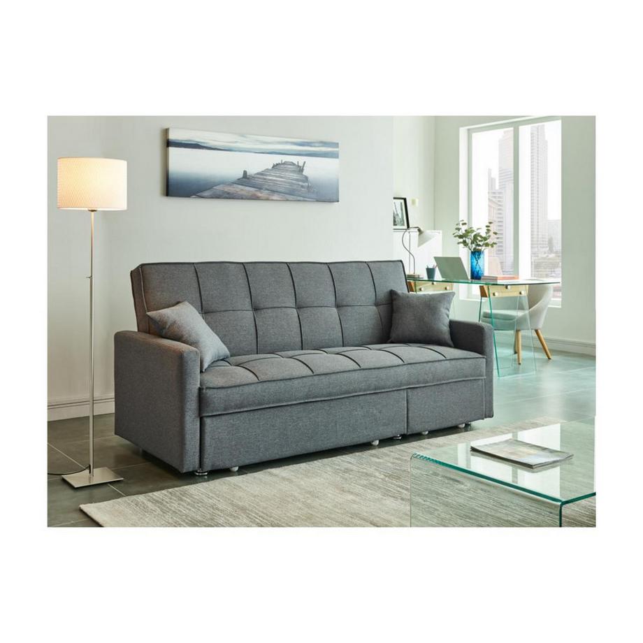 Vente-unique Schlafsofa 3Sitzer Stoff CANETTI  