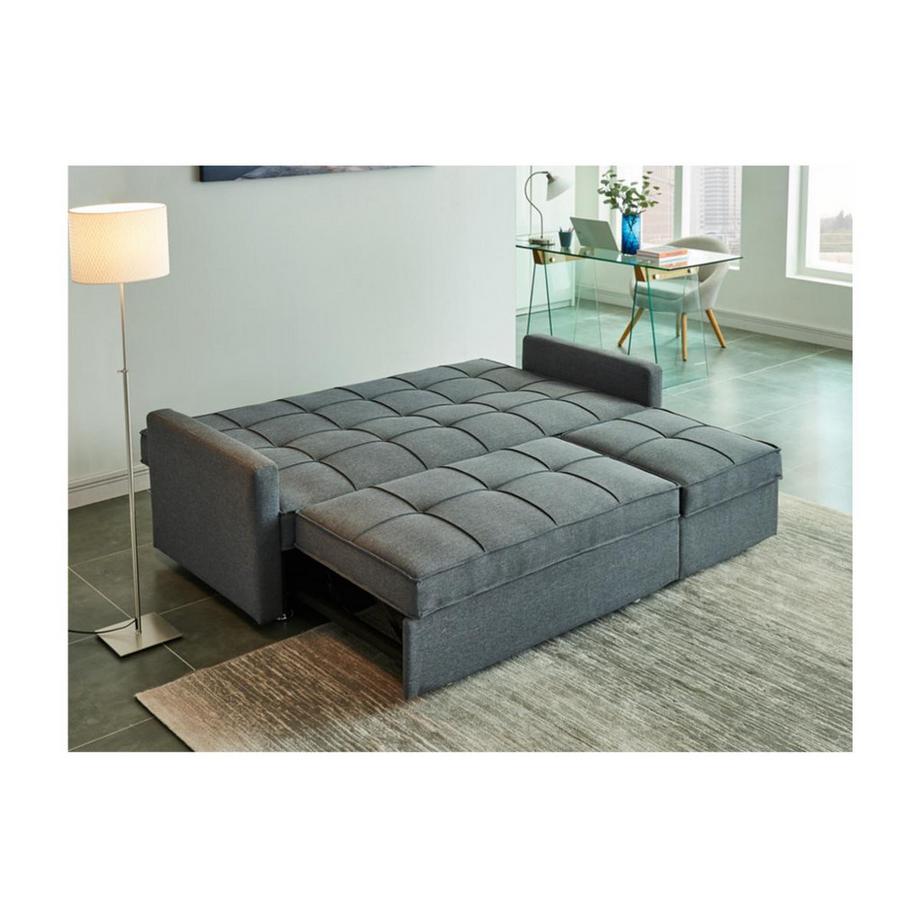 Vente-unique Schlafsofa 3Sitzer Stoff CANETTI  