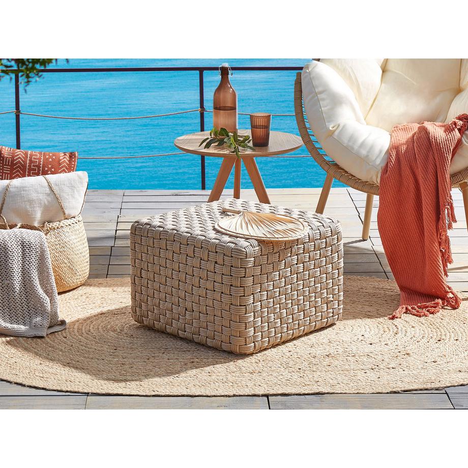 Beliani Pouf aus Polypropylen  NALLI  