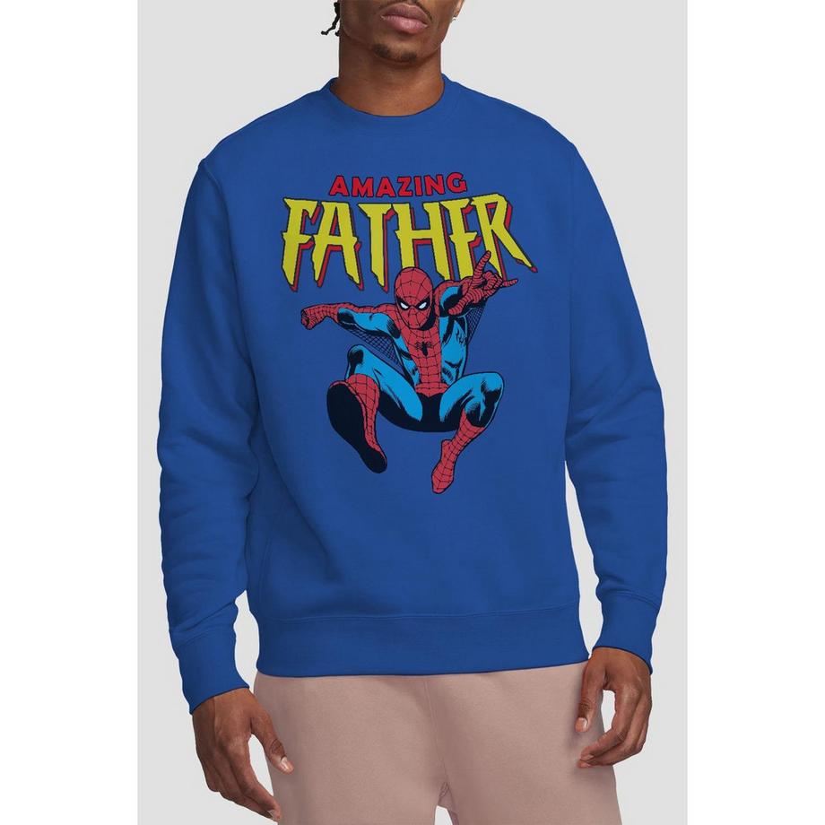 Spider-Man Amazing Father Sweatshirt à Imprimé Graphique  