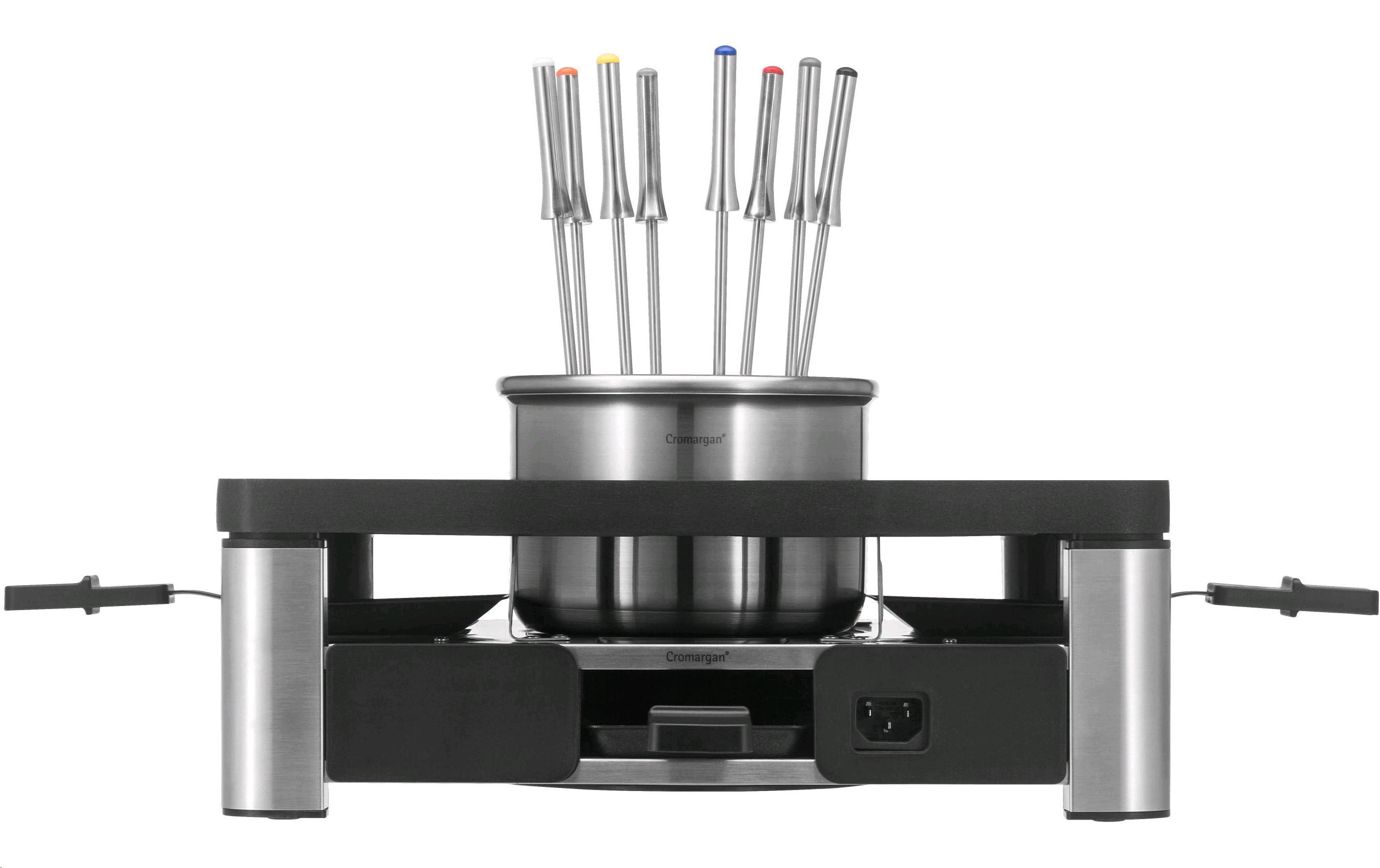 WMF WMF LUMERO 61.3020.1009 GRIGLIA PER RACLETTE 8 PERSONA(E) 1960 W NERO, ACCIAIO INOX  