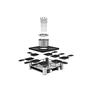 WMF WMF LUMERO 61.3020.1009 GRIGLIA PER RACLETTE 8 PERSONA(E) 1960 W NERO, ACCIAIO INOX  