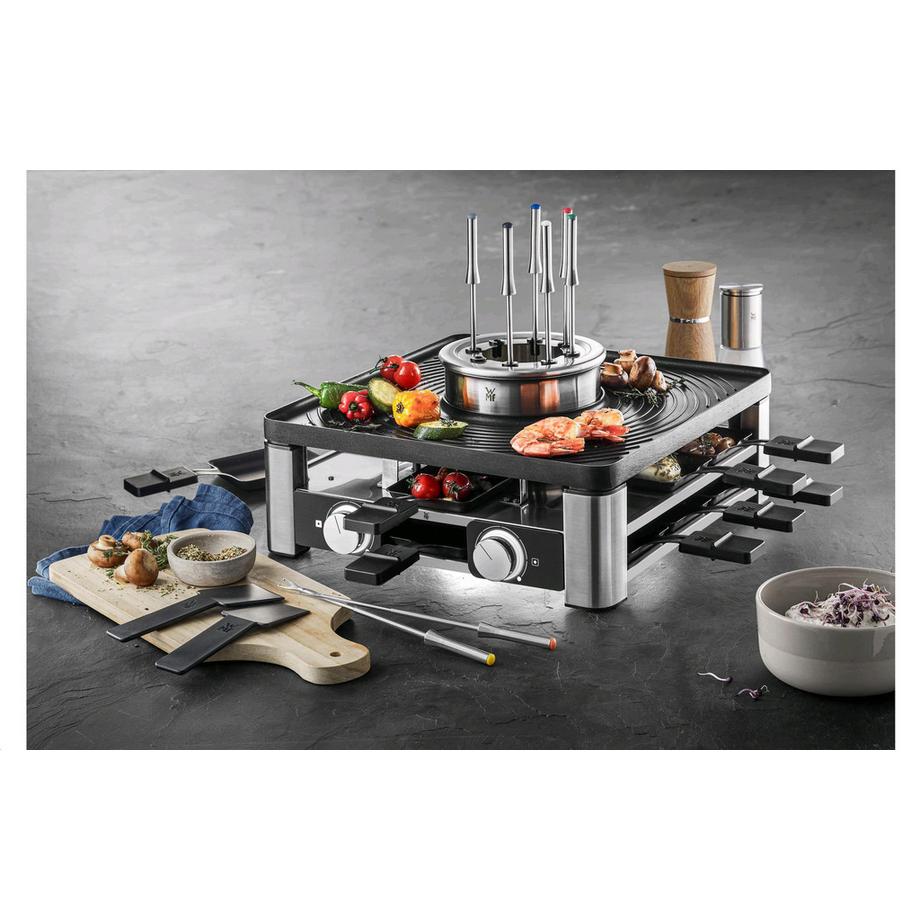 WMF Lumero - Gourmet Station 3-in-1, Raclette- und Fondue-Kombination  