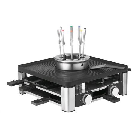 WMF WMF LUMERO 61.3020.1009 GRIGLIA PER RACLETTE 8 PERSONA(E) 1960 W NERO, ACCIAIO INOX  