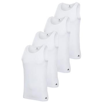 Gilet Uomini Confezione da 4 Aderente alla figura-Tank Top Active Flex Cotton 4PK