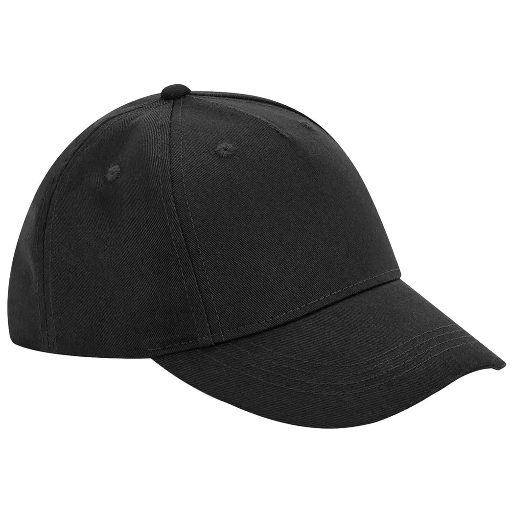 Beechfield - BaseballMütze 5 Segmente, One Size, Nero