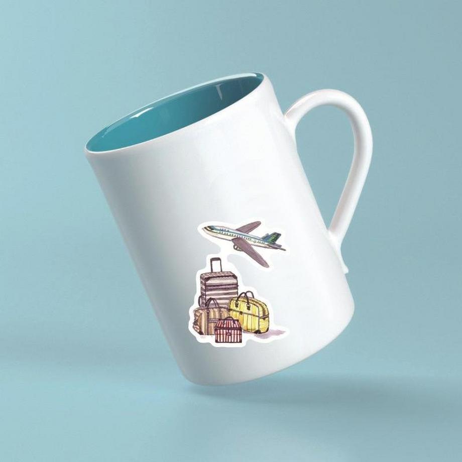 Gameloot Autocollants avec motifs de voyage - 50 pcs  