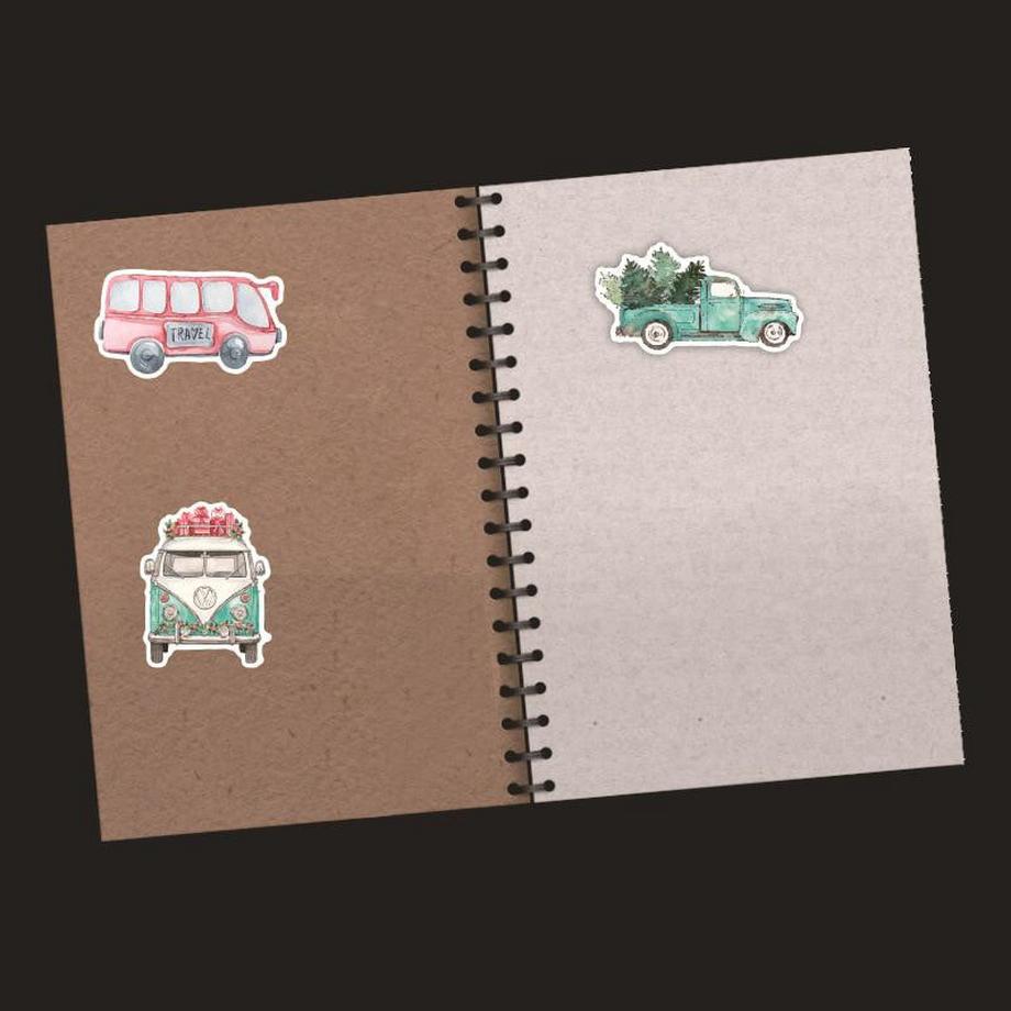 Gameloot Autocollants avec motifs de voyage - 50 pcs  