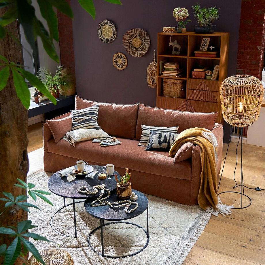 La Redoute Intérieurs Minille Housse de Coussin Rayée  