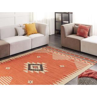 Beliani Tapis en Coton Traditionnel GAVAR  