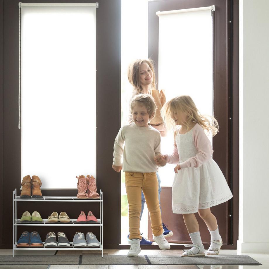 B2X Étagère à chaussures empilable 3 étagères  