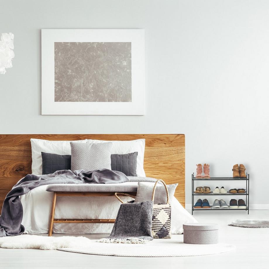 B2X Étagère à chaussures empilable 3 étagères  