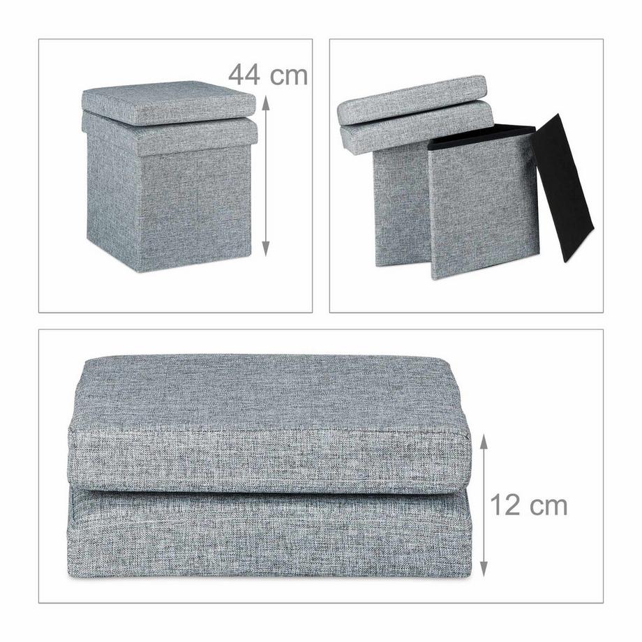 B2X Klapphocker mit Rückenlehne  