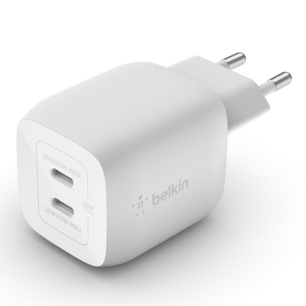 belkin  WCH011vfWH Ordinateur portable, Smartphone, Tablette Blanc Secteur Charge rapide Intérieure 