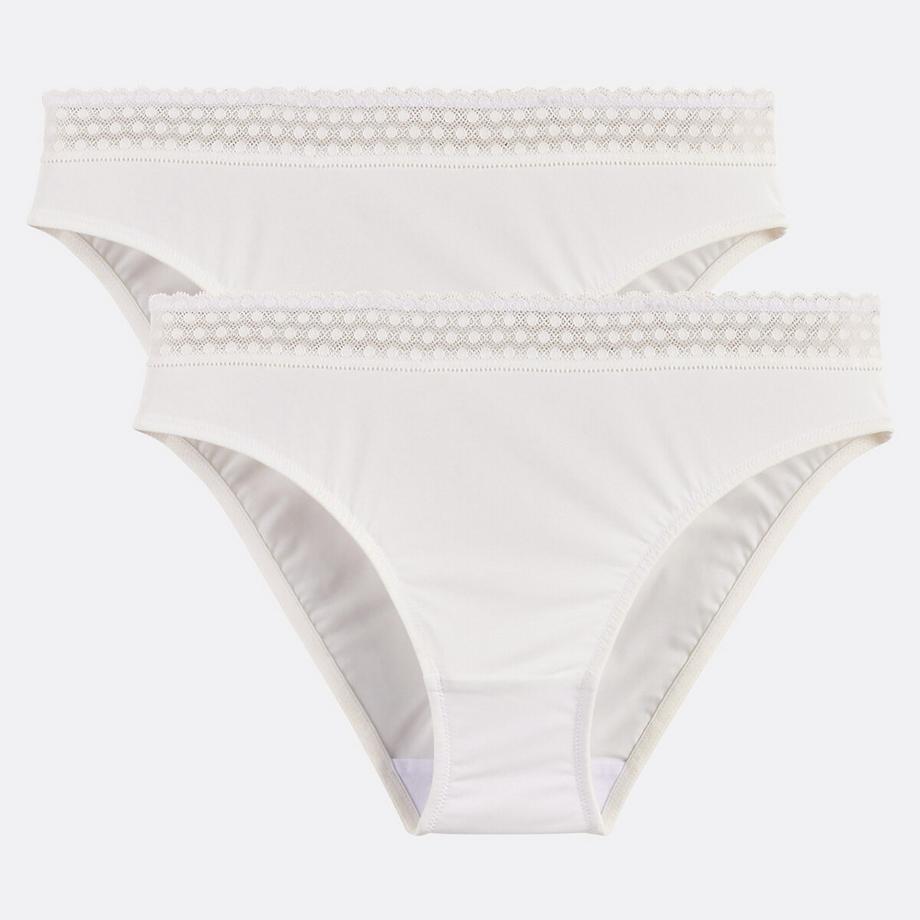 La Redoute Collections Vikie Slips Microfibre Lot de 2  