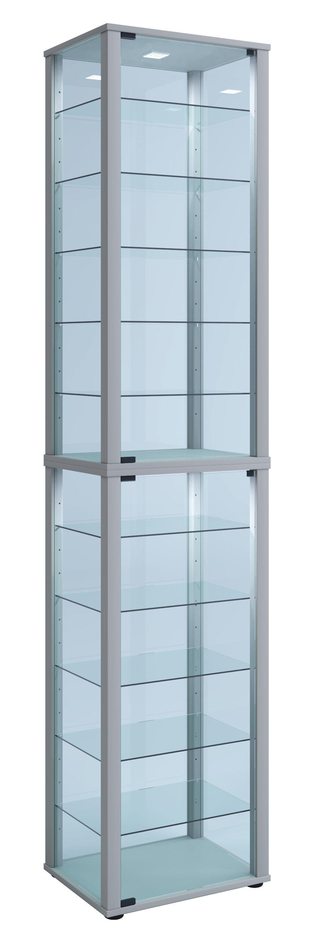 VCM Bois verre vitrine de collection vitrine de verre vitrine de stand vitrine Kavisa XXL  