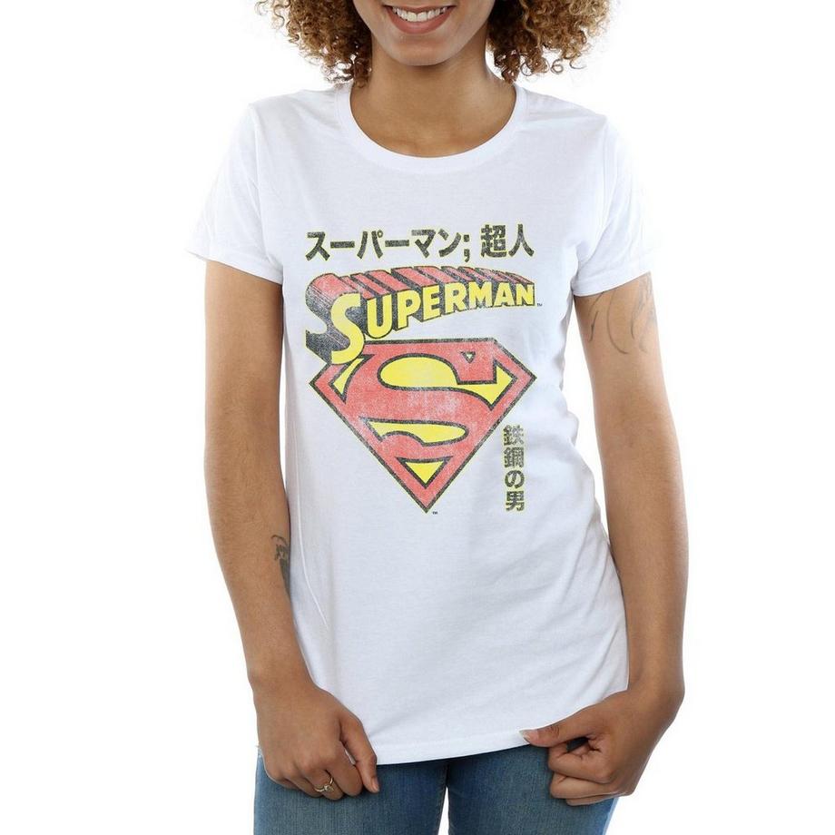 DC COMICS Superman Japanese Logo T-Shirt  