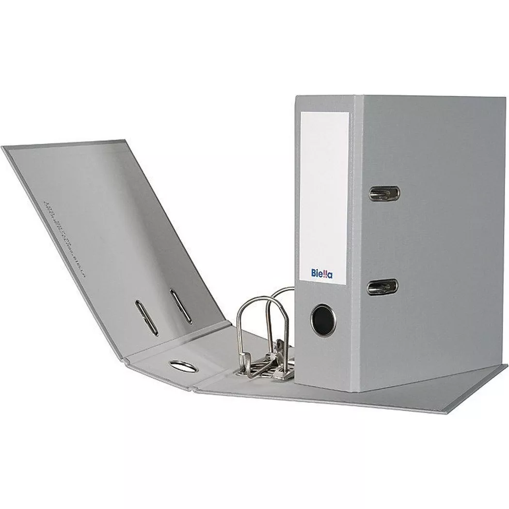 Biella – Ordner 7cm, Strong-Mechanik A5, 21cm, Taubengrau