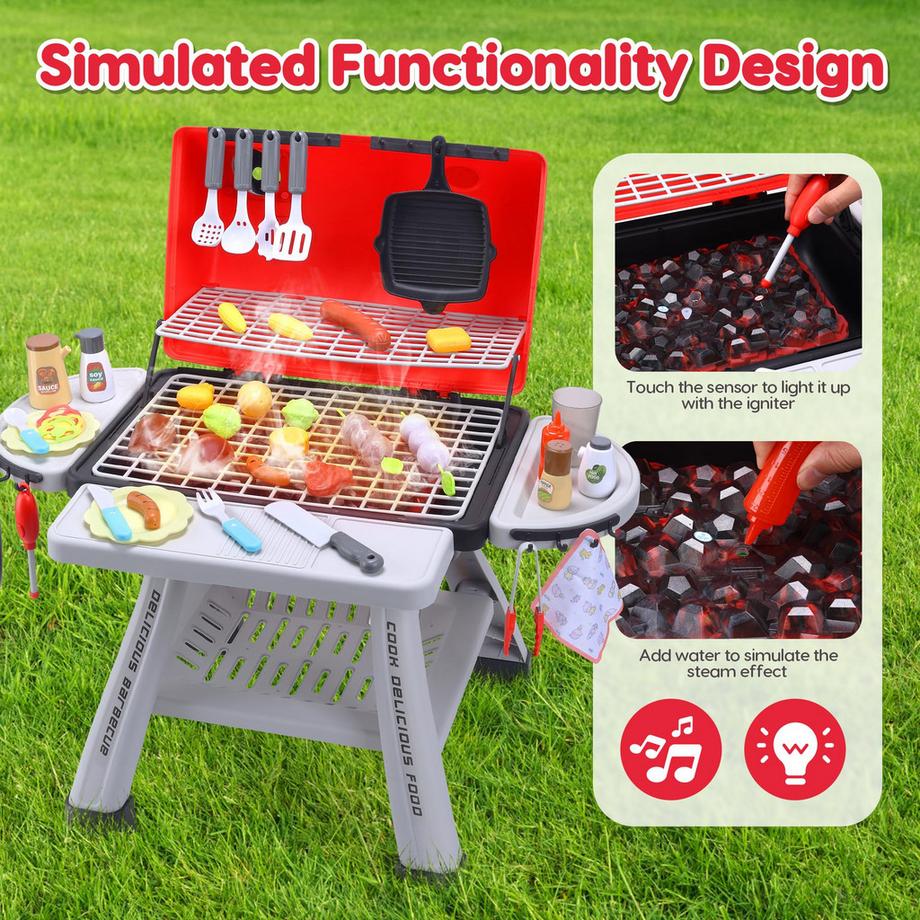 Activity-board  Grillspielzeug für Kinder, Küchenspielzeugset 