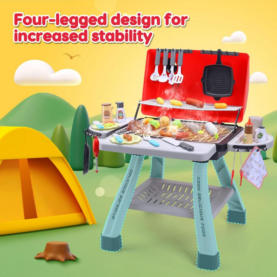 Activity-board  Grillspielzeug für Kinder, Küchenspielzeugset 