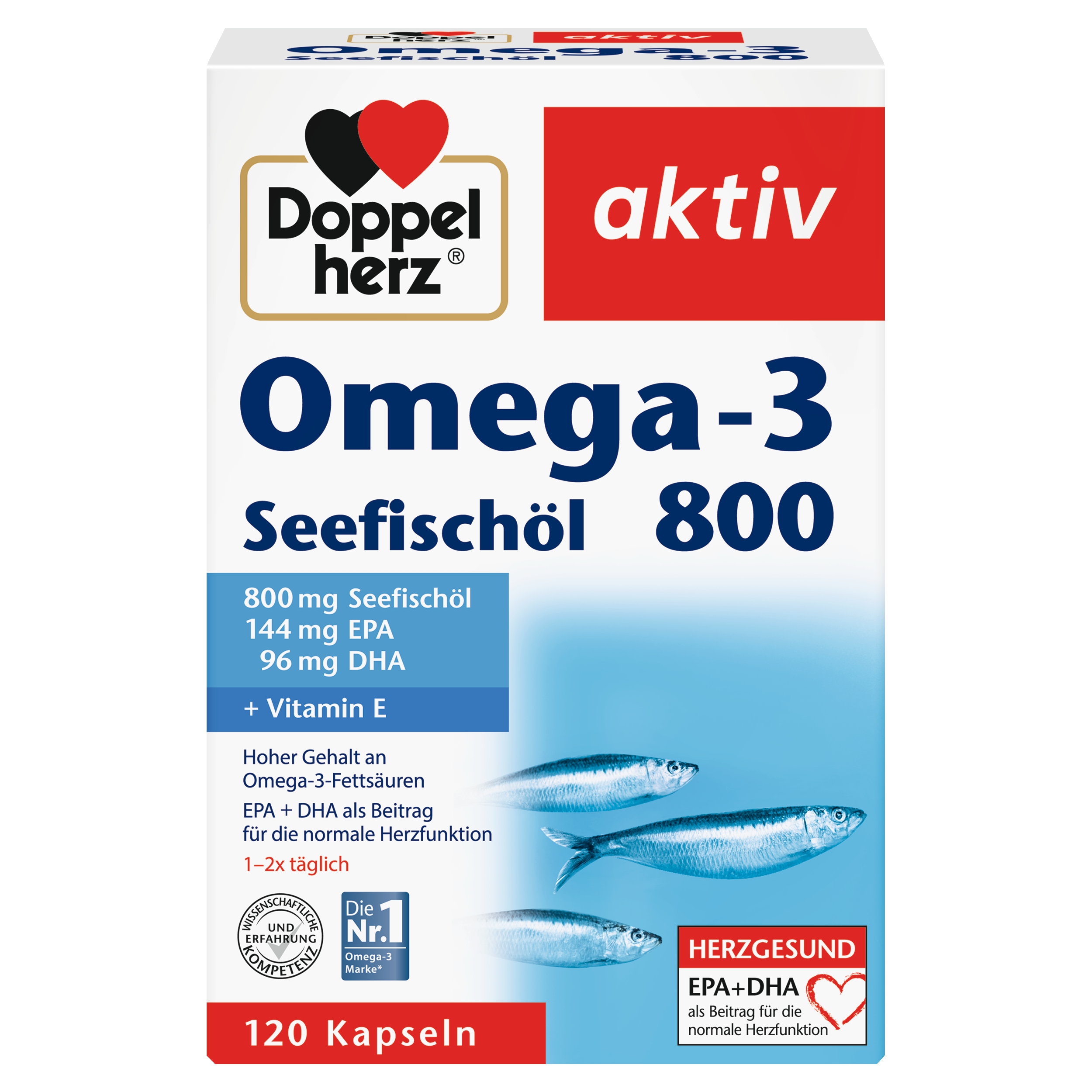 Doppelherz  Doppelherz Omega-3 Seefischöl 800 mg 