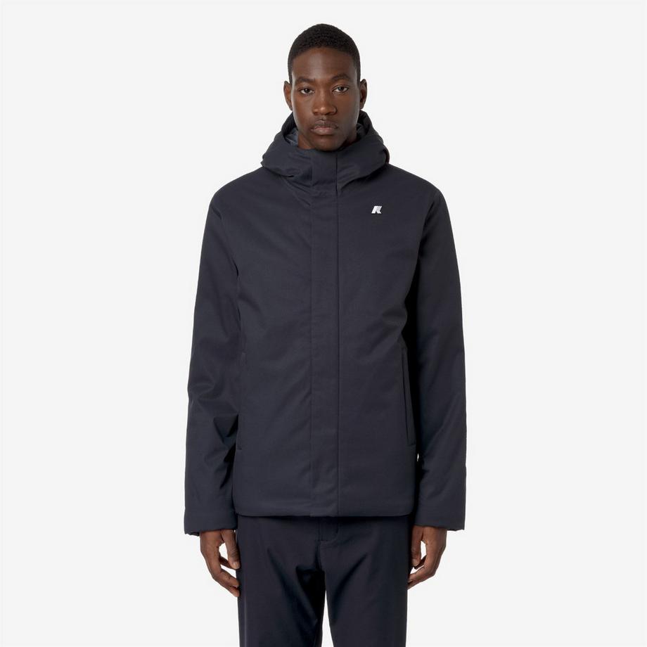 K-WAY Giacca Jacko Twill Marmotta con cappuccio  