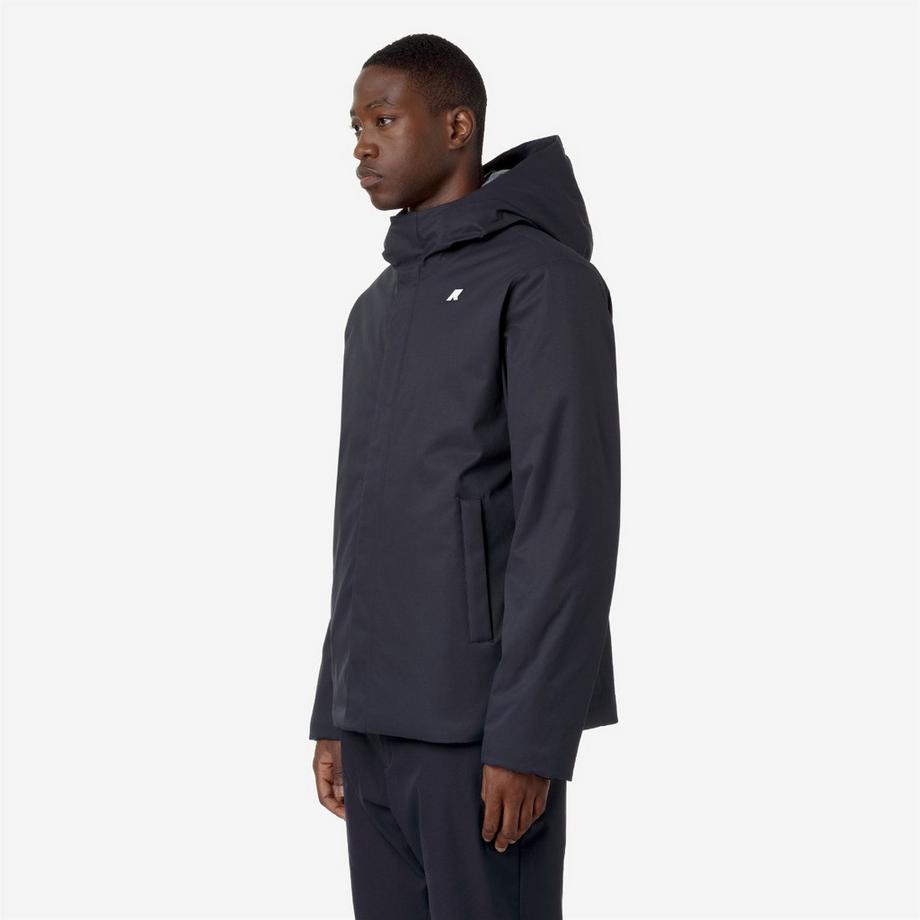 K-WAY Giacca Jacko Twill Marmotta con cappuccio  