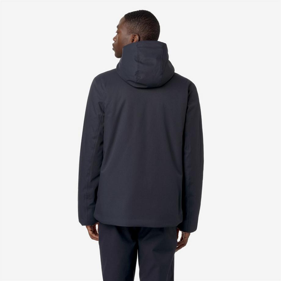 K-WAY Giacca Jacko Twill Marmotta con cappuccio  