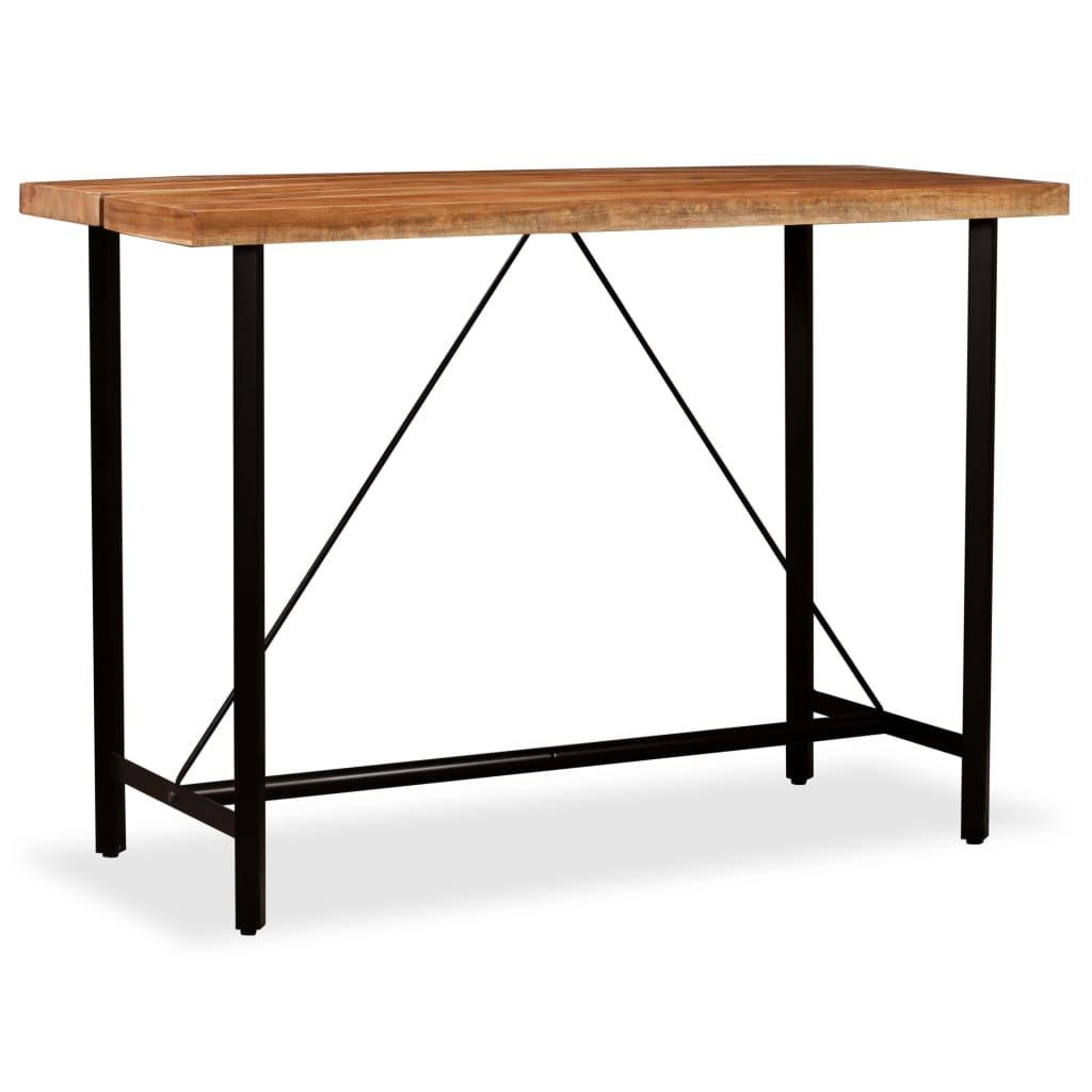 VidaXL Table de bar bois  