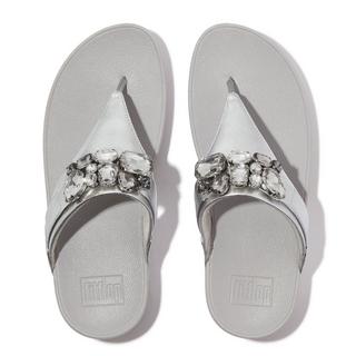 Fitflop  Sandali in pelle metallizzata da donna  Lulu Jewel-Deluxe 