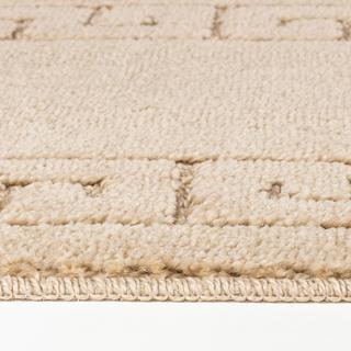 LIVABLISS 2 Tapis de Salle de Bain Lavable Antidérapant Beige /  