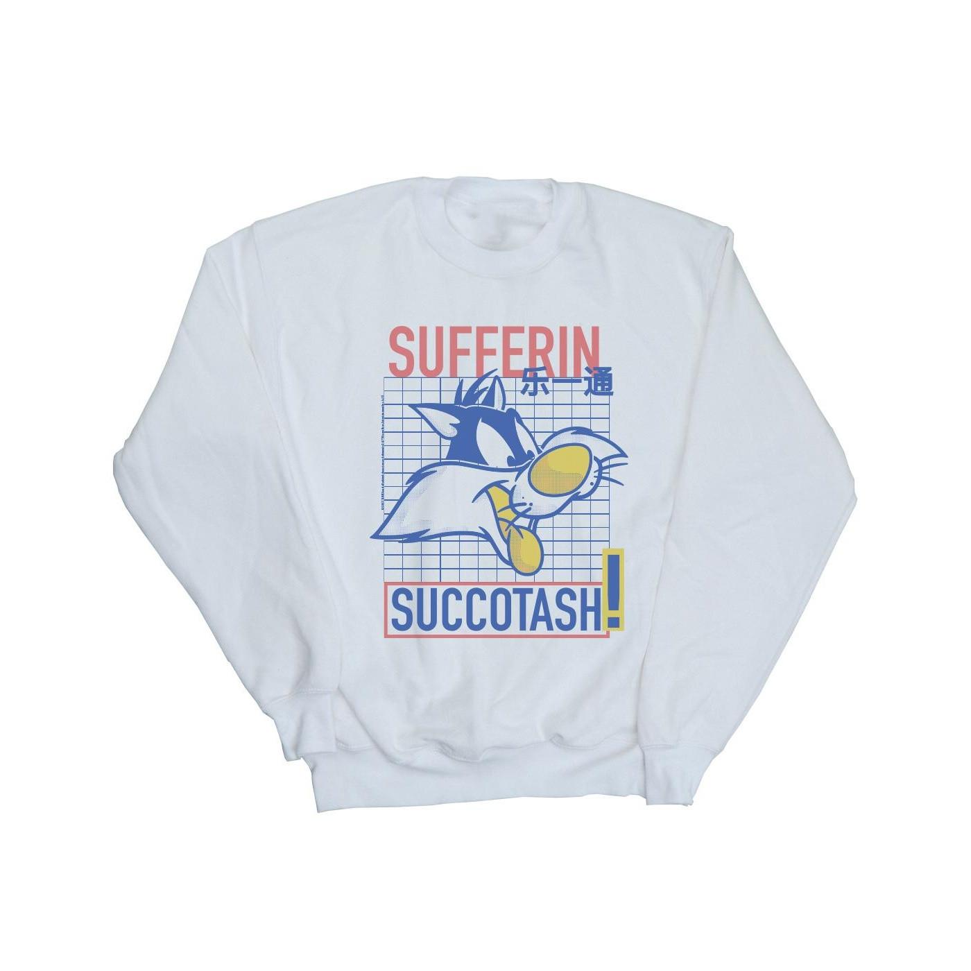 LOONEY TUNES  Sylvester Sufferin Succotash Sweatshirt 