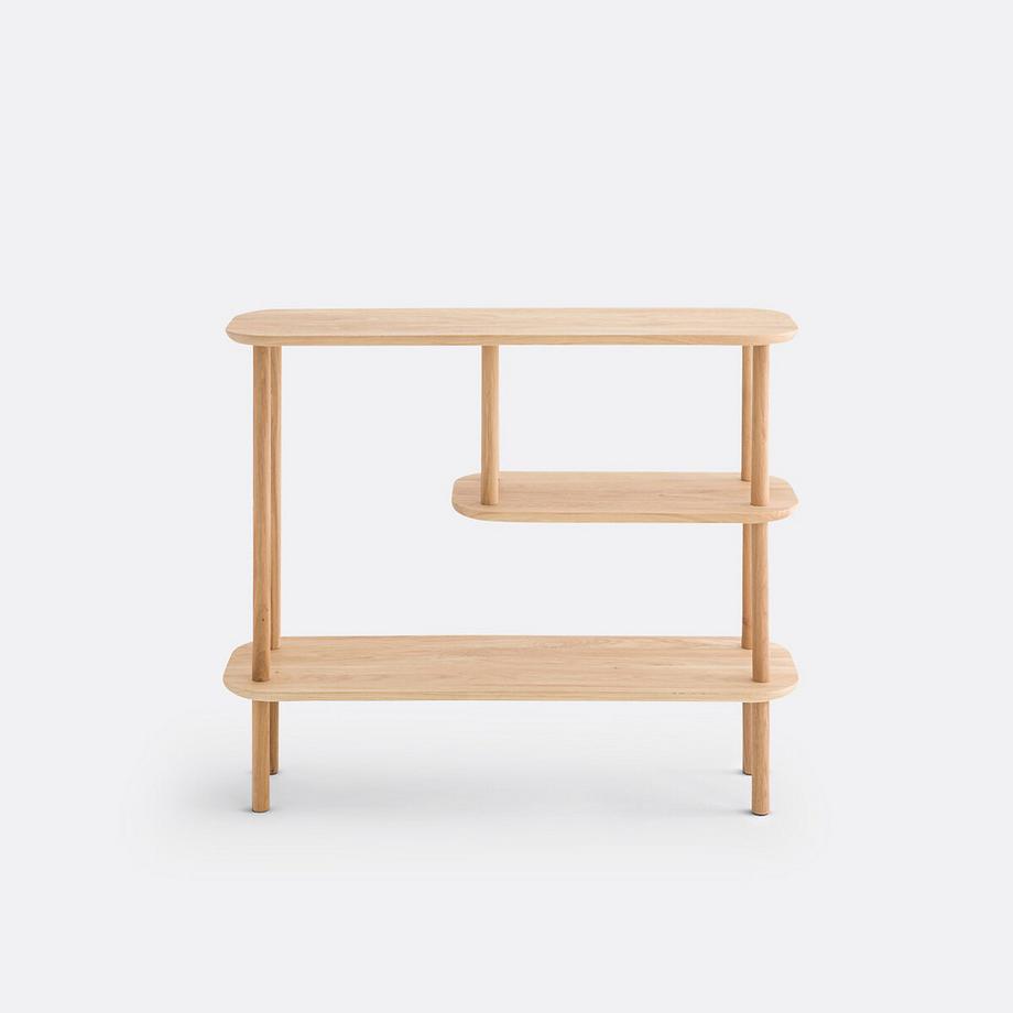 La Redoute Intérieurs Console asymétrique chêne massif  