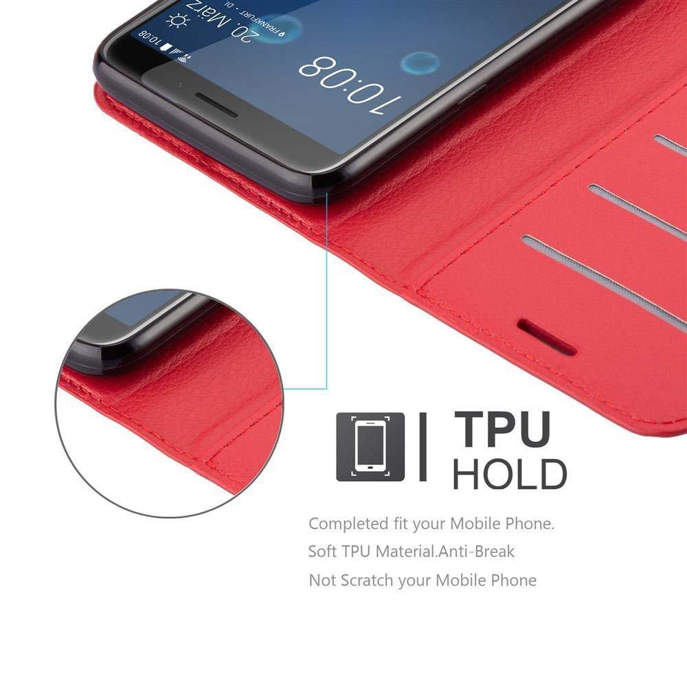 Cadorabo  Housse compatible avec HTC Desire 12 - Coque de protection avec fermeture magnétique, fonction de support et compartiment pour carte 