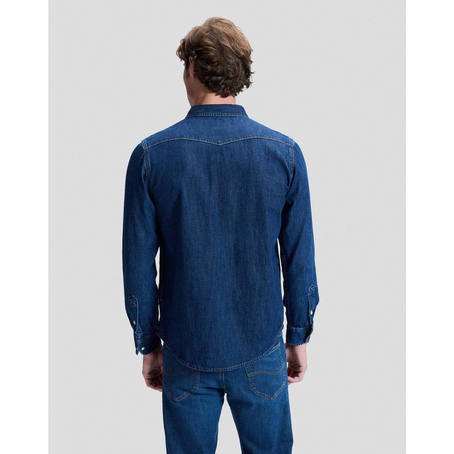 Lee Camicia in denim Regular Fit Western  