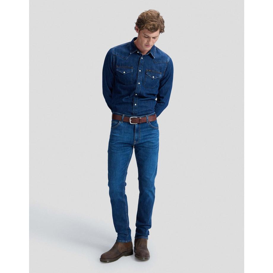 Lee Camicia in denim Regular Fit Western  