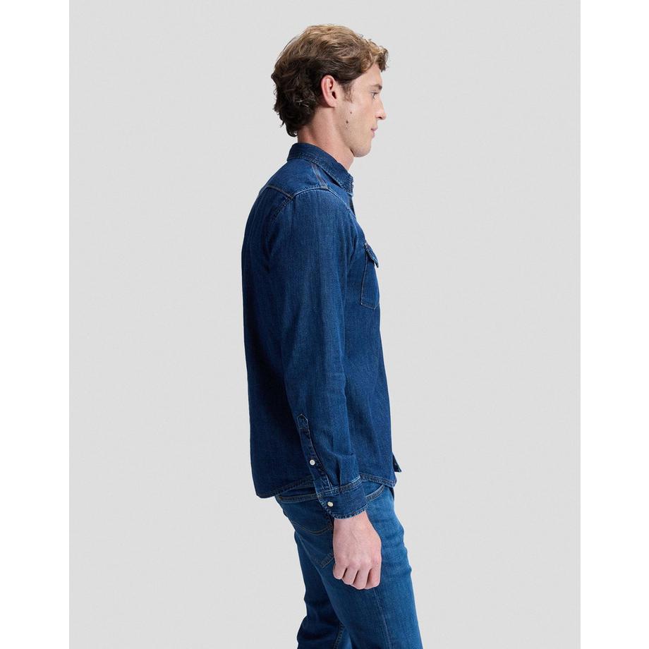 Lee Camicia in denim Regular Fit Western  