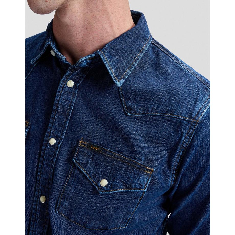 Lee Camicia in denim Regular Fit Western  