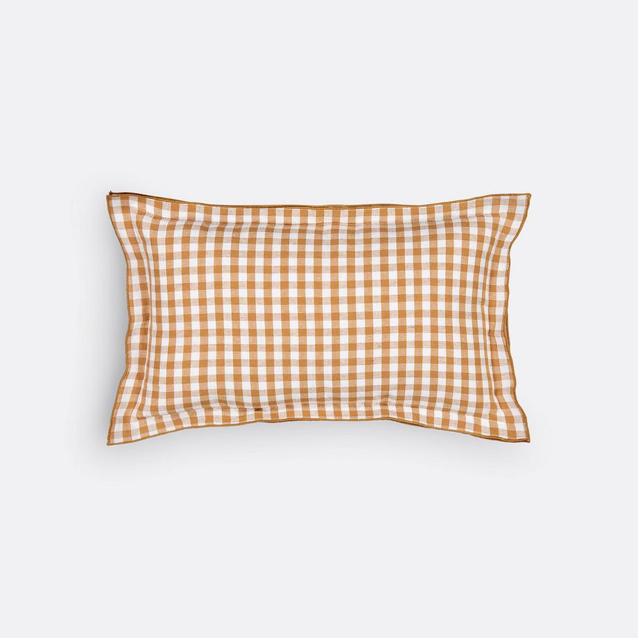 La Redoute Intérieurs Vichy Coton Lin Housse de Coussin  