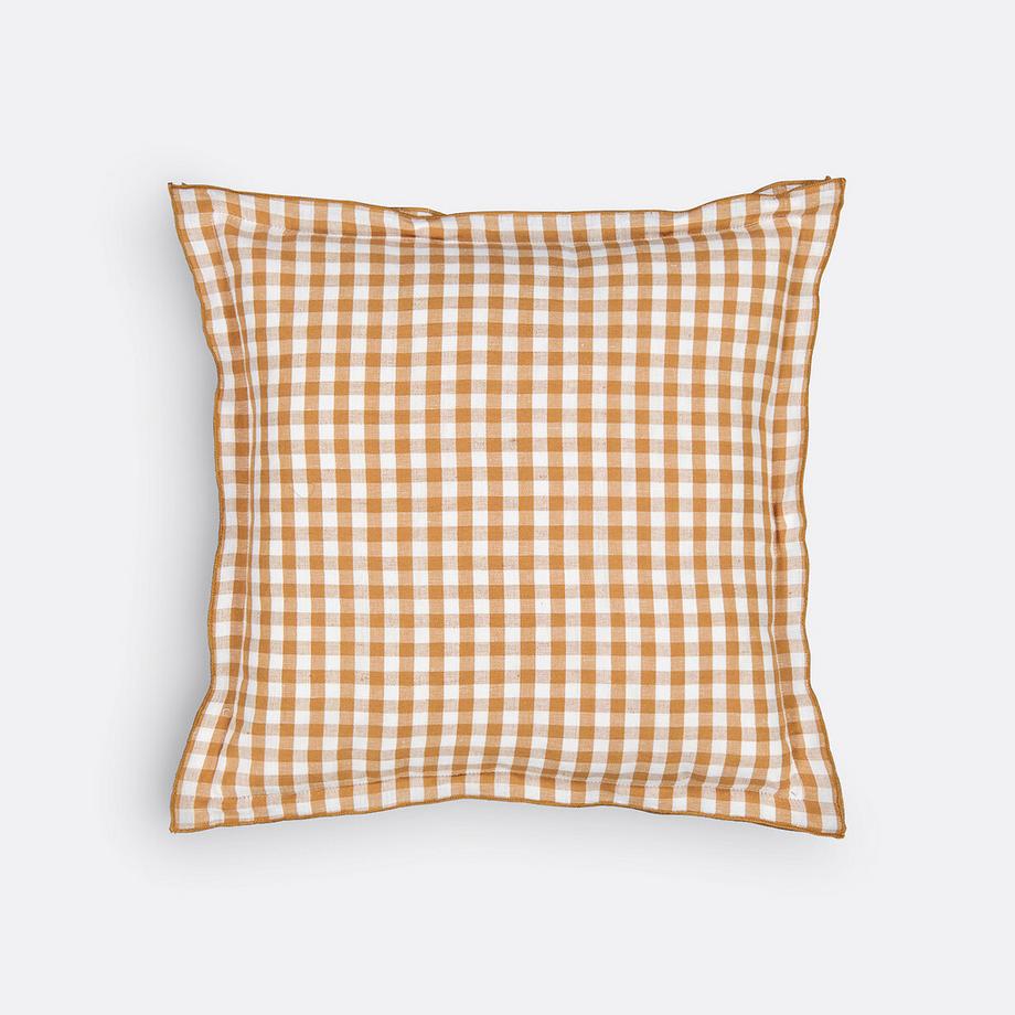 La Redoute Intérieurs Vichy Coton Lin Housse de Coussin  