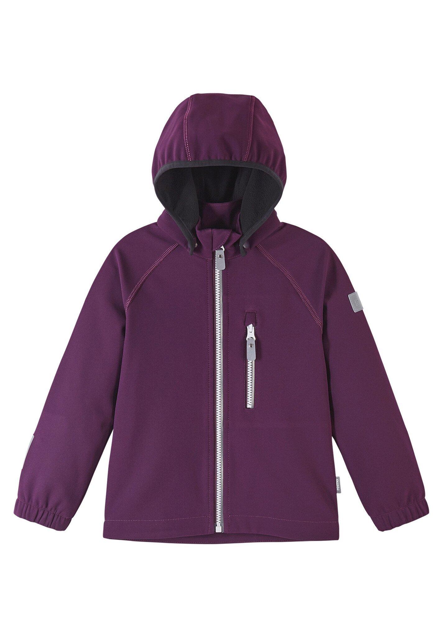 Reima  Kinder Softshell Jacke Vantti Deep purple 