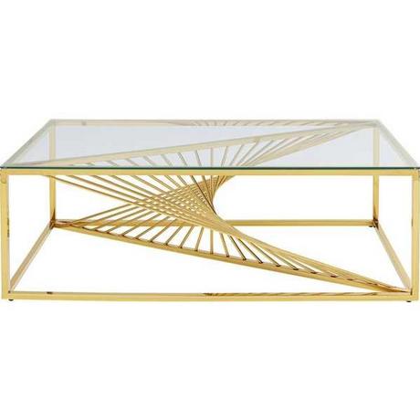 KARE Design Tavolino Laser oro 120x60  