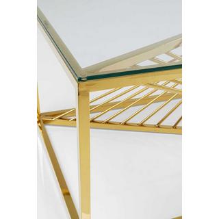 KARE Design Couchtisch Laser gold 120x60  