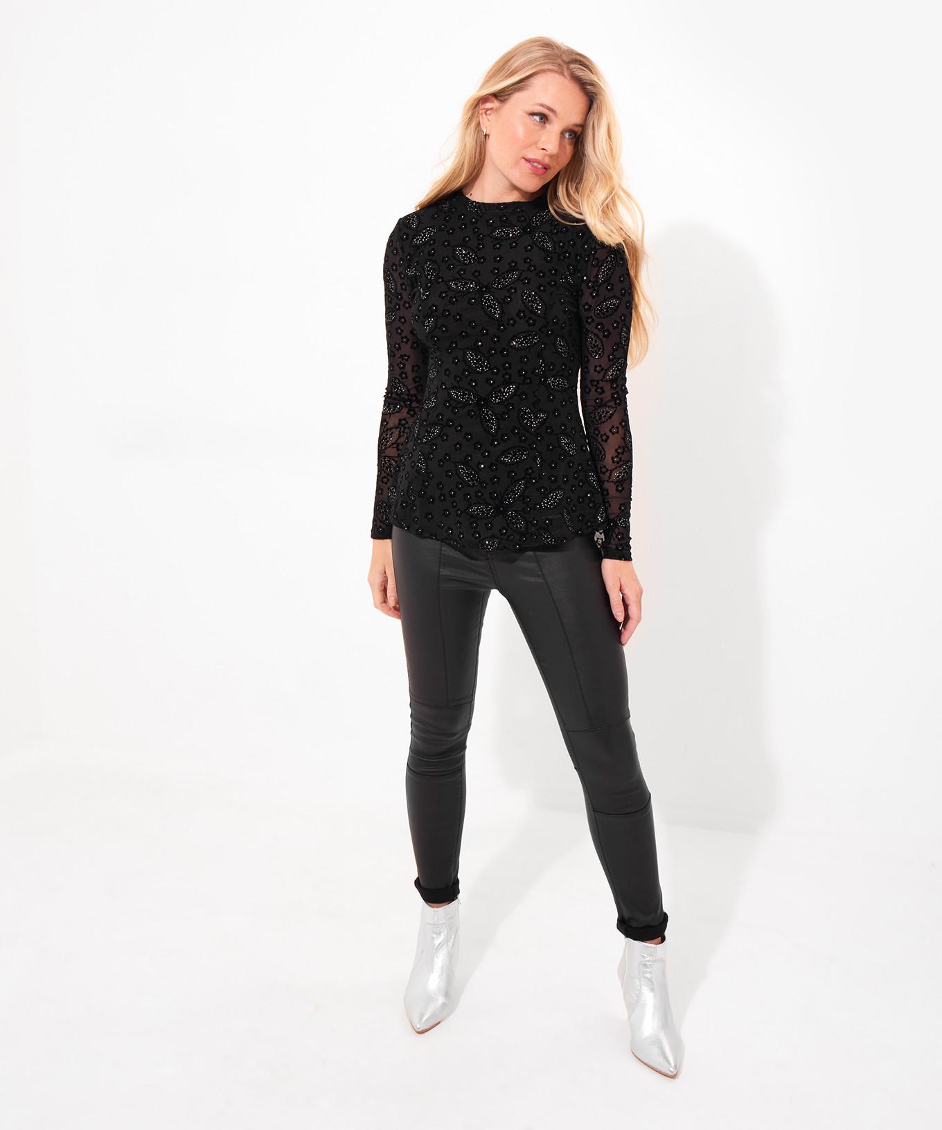 Joe Browns Top in Pizzo Doppio Strato  