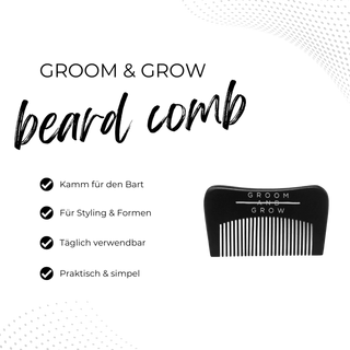 Groom and Grow  Beard Comb 