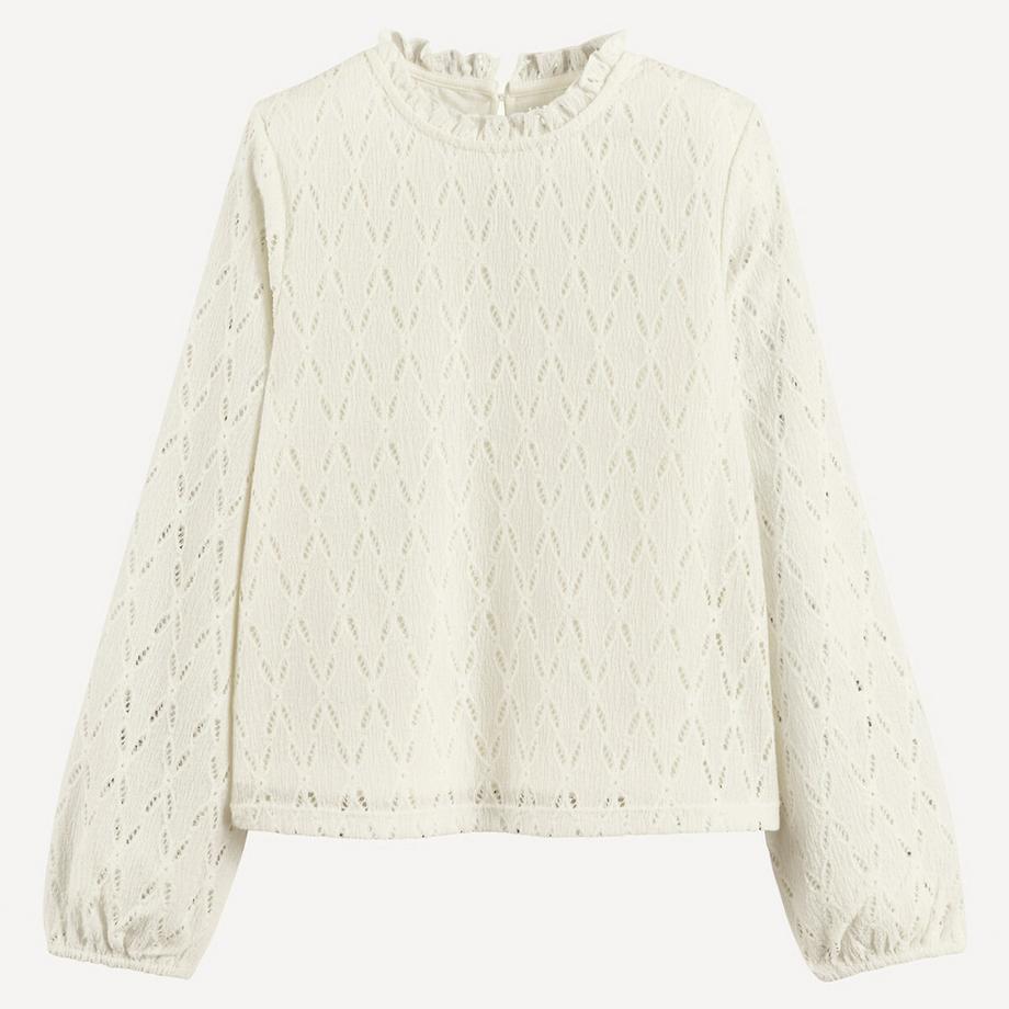 La Redoute Collections  Shirt mit Lochmuster 